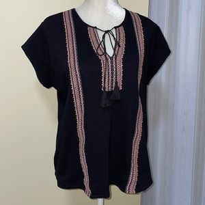 Boho Embroidered Shirt
